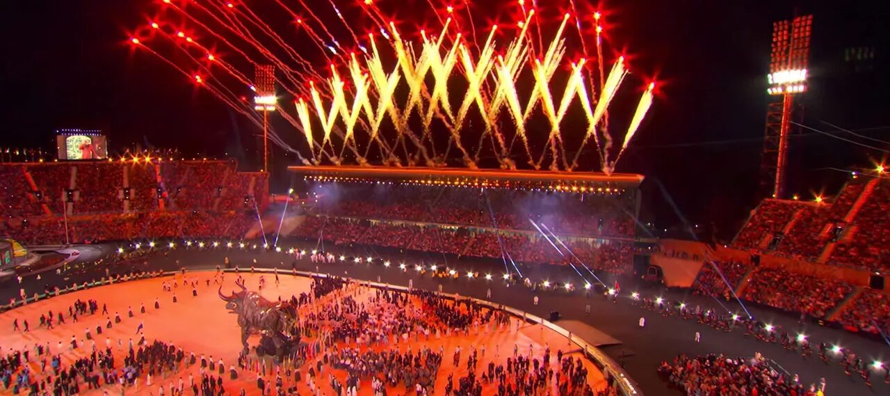 Ceremony at Birmingham Commonwealth Games