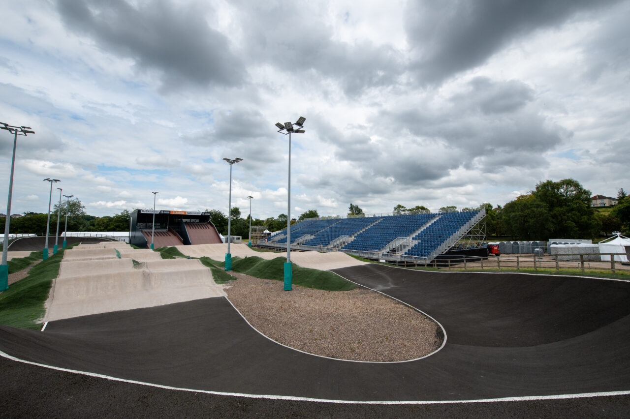 UCI Glasgow, overlay and seating  provided by GL events UK