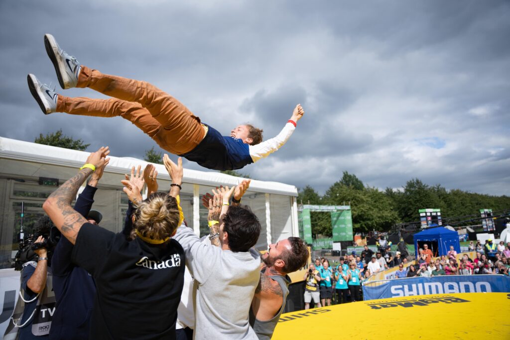 UCI Cycling BMX freestyle flatland, overlay provided by GL events UK