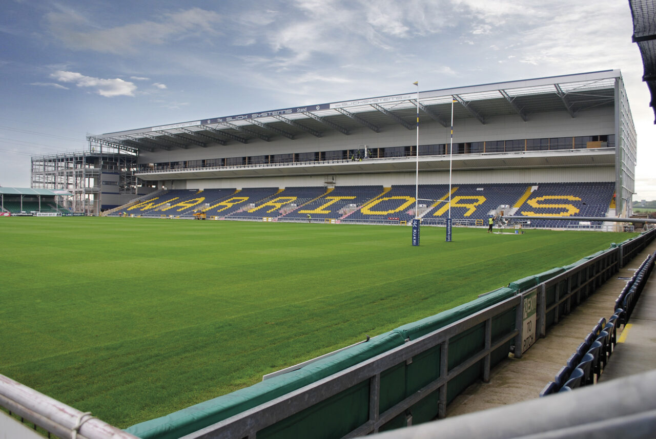 Main stand installed by Stadia by GL events